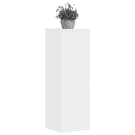 vidaXL 2 db fehér szerelt fa növénytartó állvány 33 x 33 x 100 cm