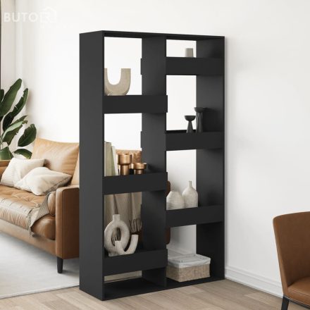 vidaXL fekete szerelt fa térelválasztó 100 x 33 x 175 cm