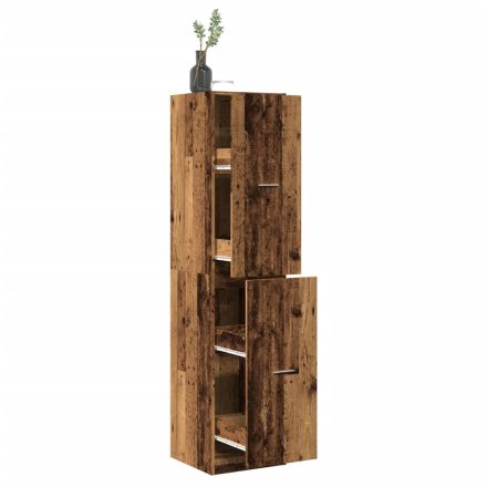 vidaXL antik fa színű szerelt fa patikaszekrény 40 x 41 x 174,5 cm