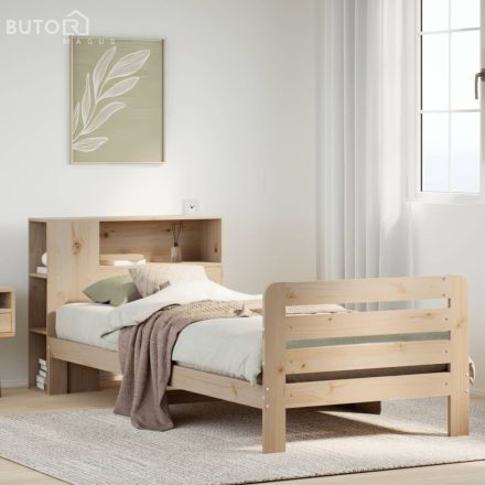 vidaXL tömör fenyőfa ágy matrac nélkül 90 x 200 cm