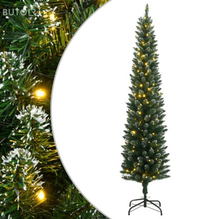 vidaXL vékony műkarácsonyfa 300 LED-del 240 cm