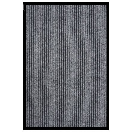 vidaXL szürke csíkos lábtörlő 80 x 120 cm