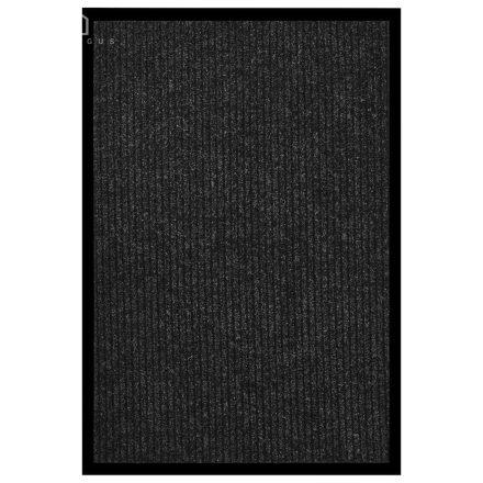 vidaXL antracitszürke csíkos lábtörlő 80 x 120 cm