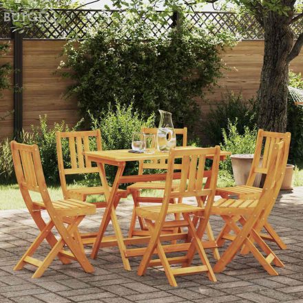 vidaXL Kerti Szék 6 pcs Barna 36 x 46 x 86cm Tömör akácfa