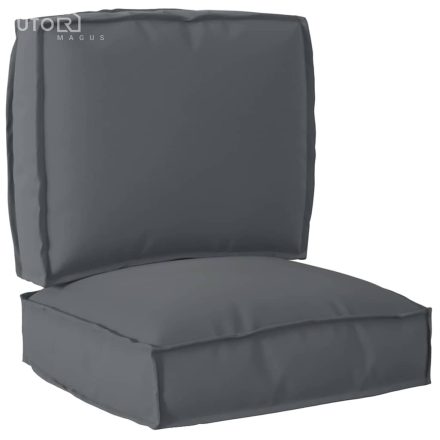 vidaXL Raklap párna készlet 2 pcs Antracit 50 x 50 x 12 cm