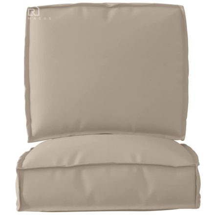vidaXL Raklap párna készlet 2 pcs Tópszínű 50 x 50 x 12 cm