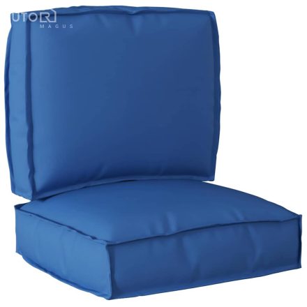 vidaXL Raklap párna készlet 2 pcs Királykék 50 x 50 x 12 cm