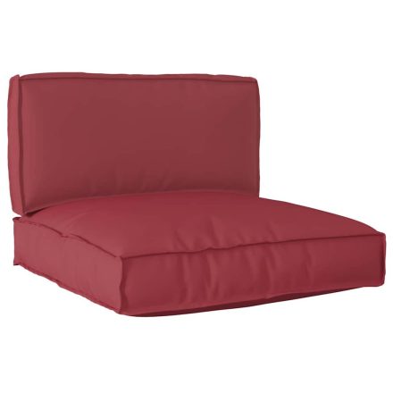 vidaXL Raklap párna készlet 2 pcs bordó 80 x 80 x 12 cm Oxford szövet