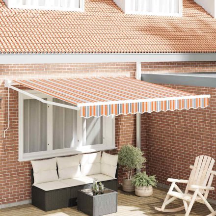 vidaXL Behúzható napellenző 350 x 250 cm szövet