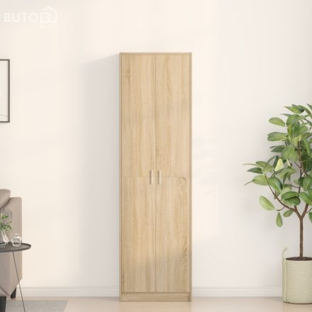 vidaXL Szekrény Sonoma Tölgy 55x25x189 cm Összeszerelt fa
