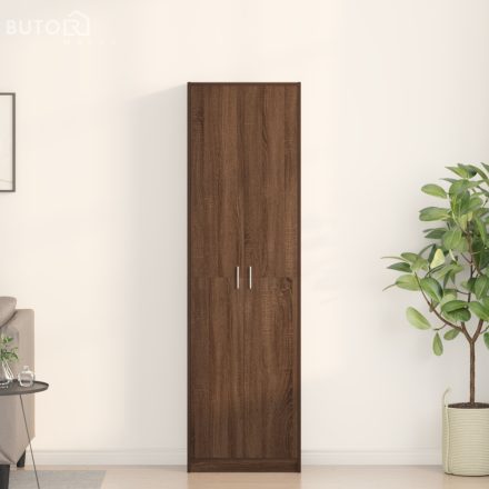 vidaXL Szekrény Barna Tölgy 55x25x189 cm Műgyanta fa
