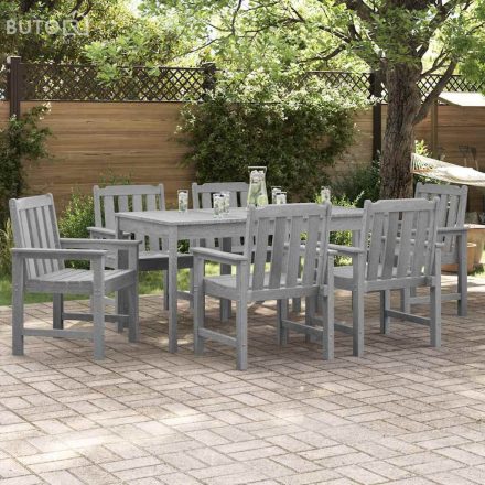 vidaXL Kerti étkezőszék 6 pcs Világosszürke 65.5 x 55.5 x 88cm Műanyag