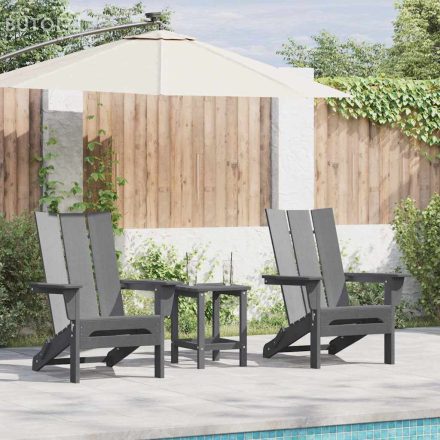 vidaXL Kerti pihenő bútor 2 pcs Világosszürke 74.5 x 80.5 x 90cm