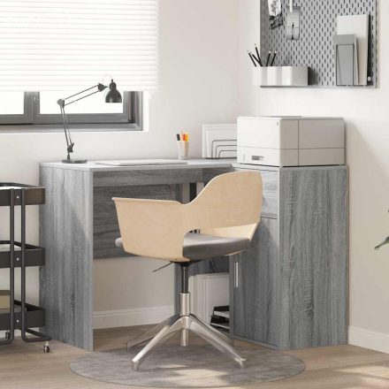 vidaXL Sarokíróasztal 2 pcs Szürke sonoma 102 x 50 x 75 cm Faanyag