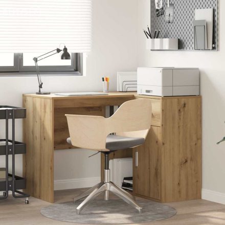 vidaXL Sarok íróasztal Mesteri tölgy 102x88x75 cm Mérnöki fa