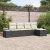 vidaXL Kerti Kanapé Szett 5 pcs Fekete 55 x 62 x 69 cm Poli rattan