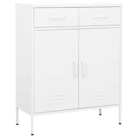 vidaXL fehér acél tárolószekrény 80 x 35 x 101,5 cm