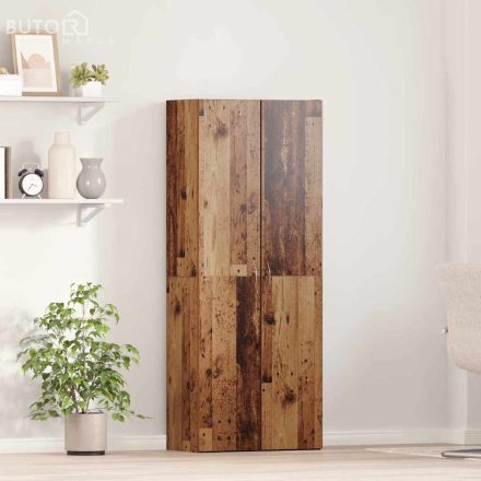 vidaXL Magas Szekrény Régi Fa 60 x 32 x 153 cm - mérnöki fából készült.