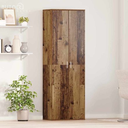 vidaXL Highboard Öreg fa 60 x 35 x 180 cm Faanyag