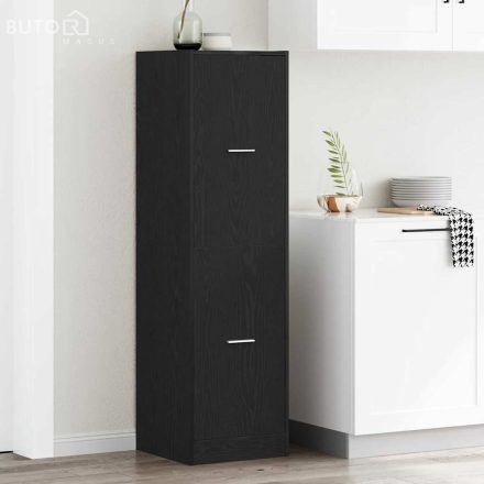 vidaXL Gyógyszertári Szekrény Musta tammi 40 x 41 x 144.5 cm Faanyag