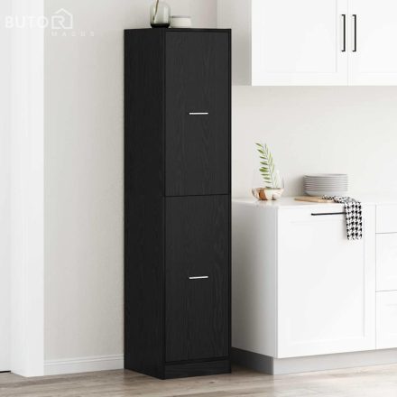 vidaXL Gyógyszertári Szekrény Musta tammi 40 x 41 x 174.5 cm Faanyag