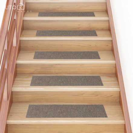 vidaXL öntapadós lépcsőszőnyegek 30 db 76 x 20 cm bézs téglalap alakú