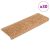 vidaXL 30 db bézs lépcsőszőnyeg 65 x 21 x 4 cm