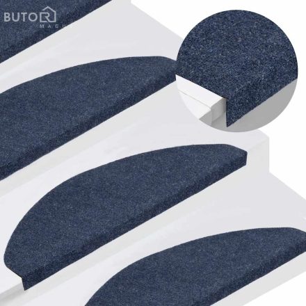 vidaXL 30 db kék öntapadó lépcsőszőnyeg 65 x 22,5 x 3,5 cm