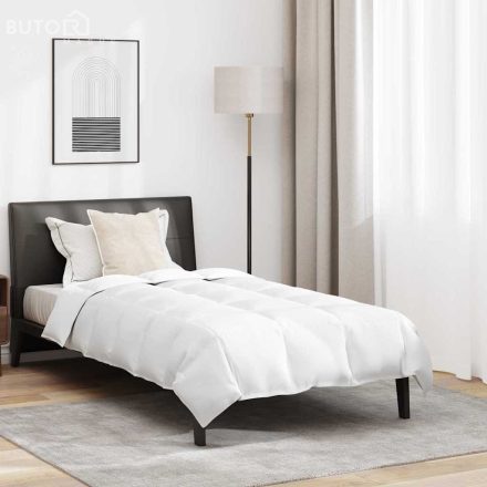 vidaXL Takaró garnitúra párnával 2 pcs Fehér 140 x 200 cm Pehely