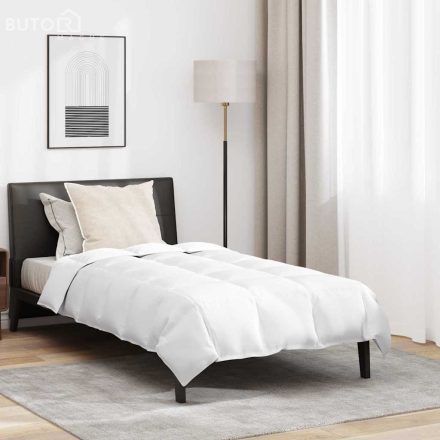 vidaXL Takaró garnitúra párnával 2 pcs Fehér 140 x 200 cm Pehely