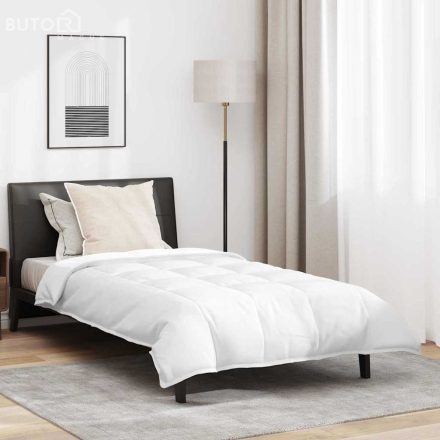 vidaXL Takaró garnitúra párnával 2 pcs Fehér 140 x 200 cm Pehely