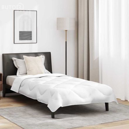 vidaXL Nyári takaró párnával 2 pcs Fehér 155 x 220 cm Mikroszálas