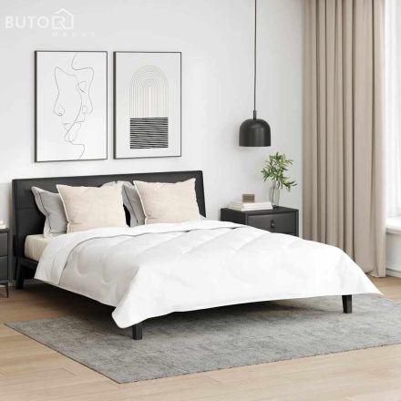 vidaXL Paplan Egyéb párnával 3 pcs Fehér 260 x 220 cm Mikroszálas
