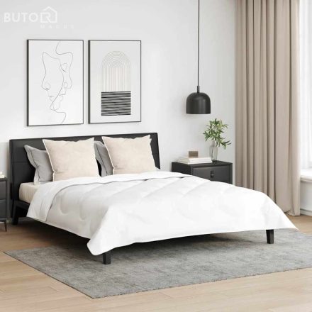 vidaXL Paplan Egyéb párnával 3 pcs Fehér 260 x 220 cm Mikroszálas