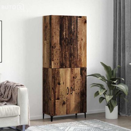 vidaXL Magasfiú 2 pcs Régi fa 69.5 x 34 x 180 cm Faanyag