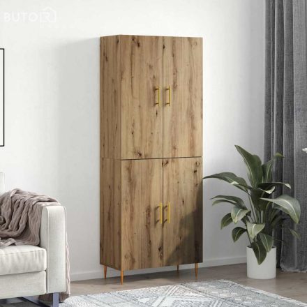 vidaXL Magasfiú kézműves tölgy 69.5 x 34 x 180 cm Faanyag