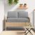 vidaXL Raklap párna készlet 3 pcs Szürke 60x120x12 cm 60 x 40 x 12 cm