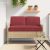 vidaXL Raklap párna készlet 3 pcs Bordó 60x120x12 cm 60 x 40 x 12 cm