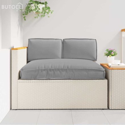 vidaXL Raklap párna készlet párnával 3 pcs Szürke