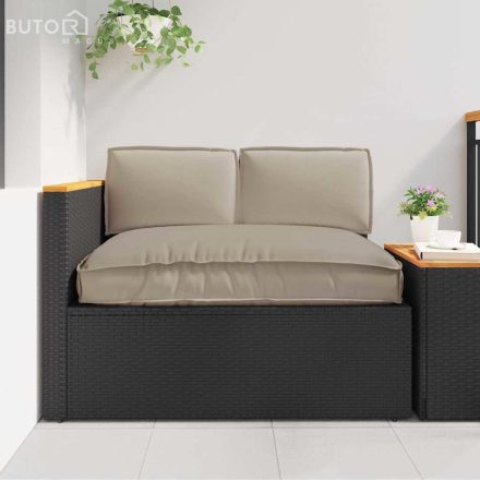 vidaXL Raklap párna készlet párnával 3 pcs Tópszínű
