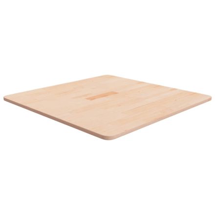 vidaXL kezeletlen tömör tölgyfa négyzet asztallap 70x70x1,5 cm