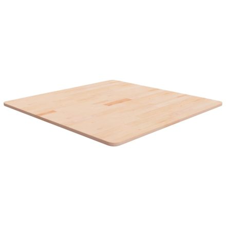 vidaXL kezeletlen tömör tölgyfa asztallap 80x80x1,5 cm