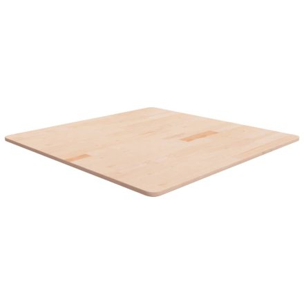 vidaXL kezeletlen tömör tölgyfa négyzet asztallap 90x90x1,5 cm