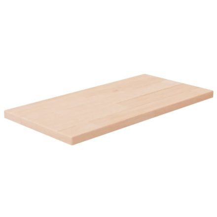 vidaXL kezeletlen tömör tölgyfa polclap 40x20x1,5 cm