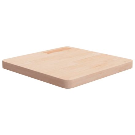 vidaXL kezeletlen tömör tölgyfa négyzet asztallap 50x50x4 cm