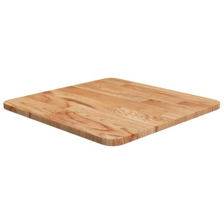 vidaXL világosbarna kezelt tömör tölgyfa négyzet asztallap 40x40x1,5cm