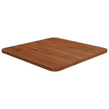vidaXL sötétbarna kezelt tömör tölgyfa négyzet asztallap 40x40x1,5cm