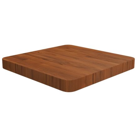 vidaXL sötétbarna kezelt tömör tölgyfa négyzet asztallap 40x40x4cm