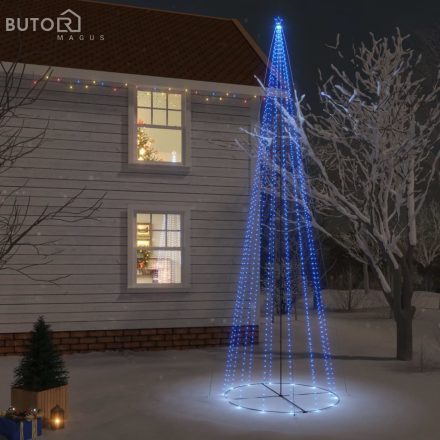 vidaXL kúp alakú karácsonyfa 1134 kék LED-del 230 x 800 cm