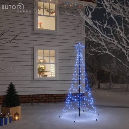 vidaXL kék fényű karácsonyfa tüskével 200 LED-del 180 cm